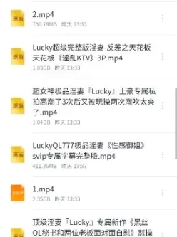 [转载搬运] luckybaby，一直收集到今年11月份的 [400p+60多v+37g][其他下载方式]